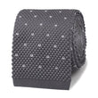 The Saverio Grey Knitted Tie