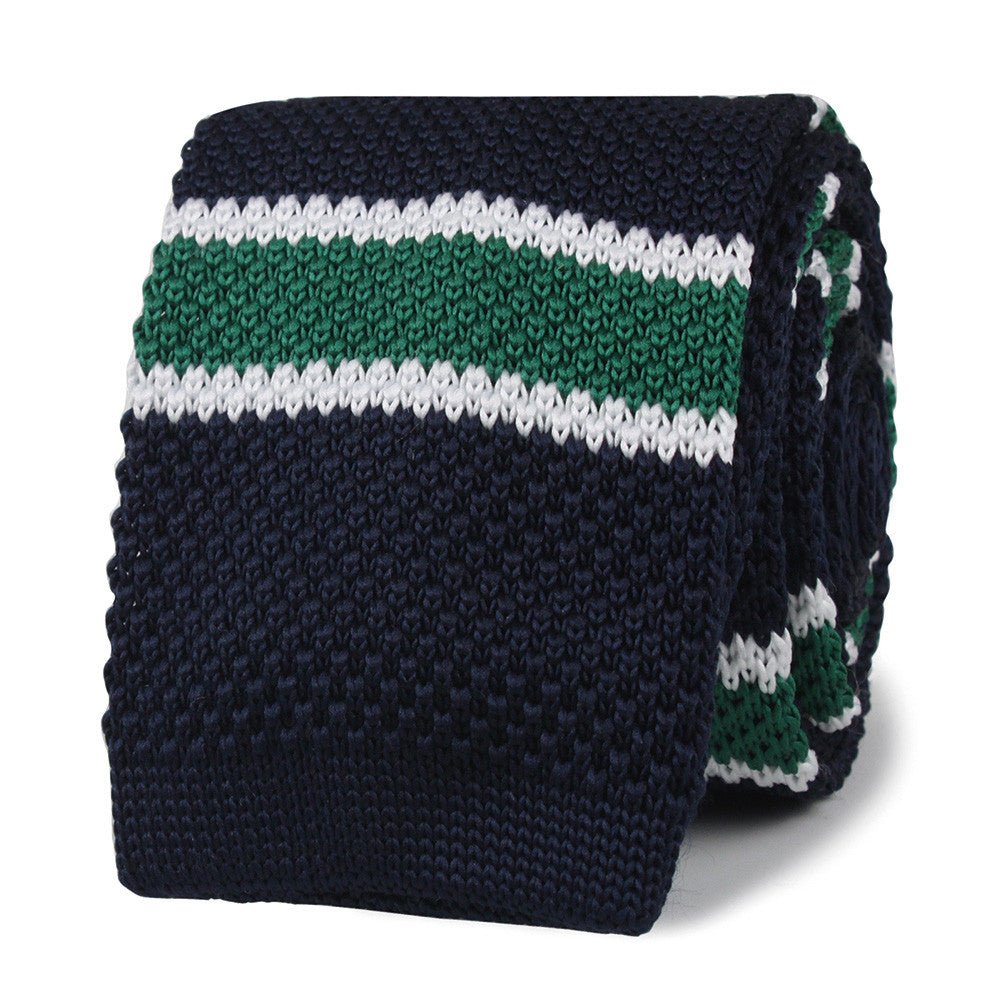 Bogart Green Knitted Tie