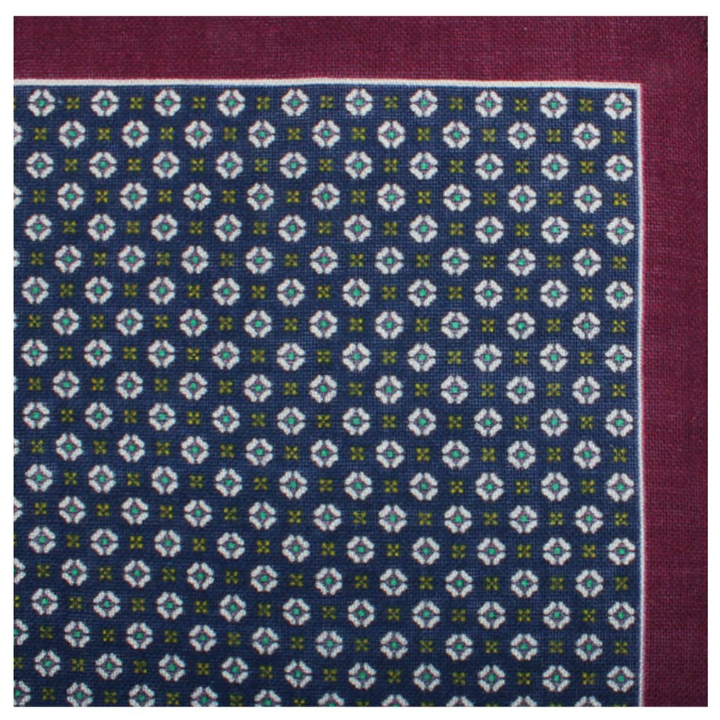 Mr. Moore Wool Pocket Square Fold