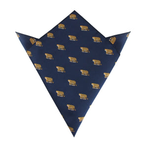 African Cheetah Pocket Square