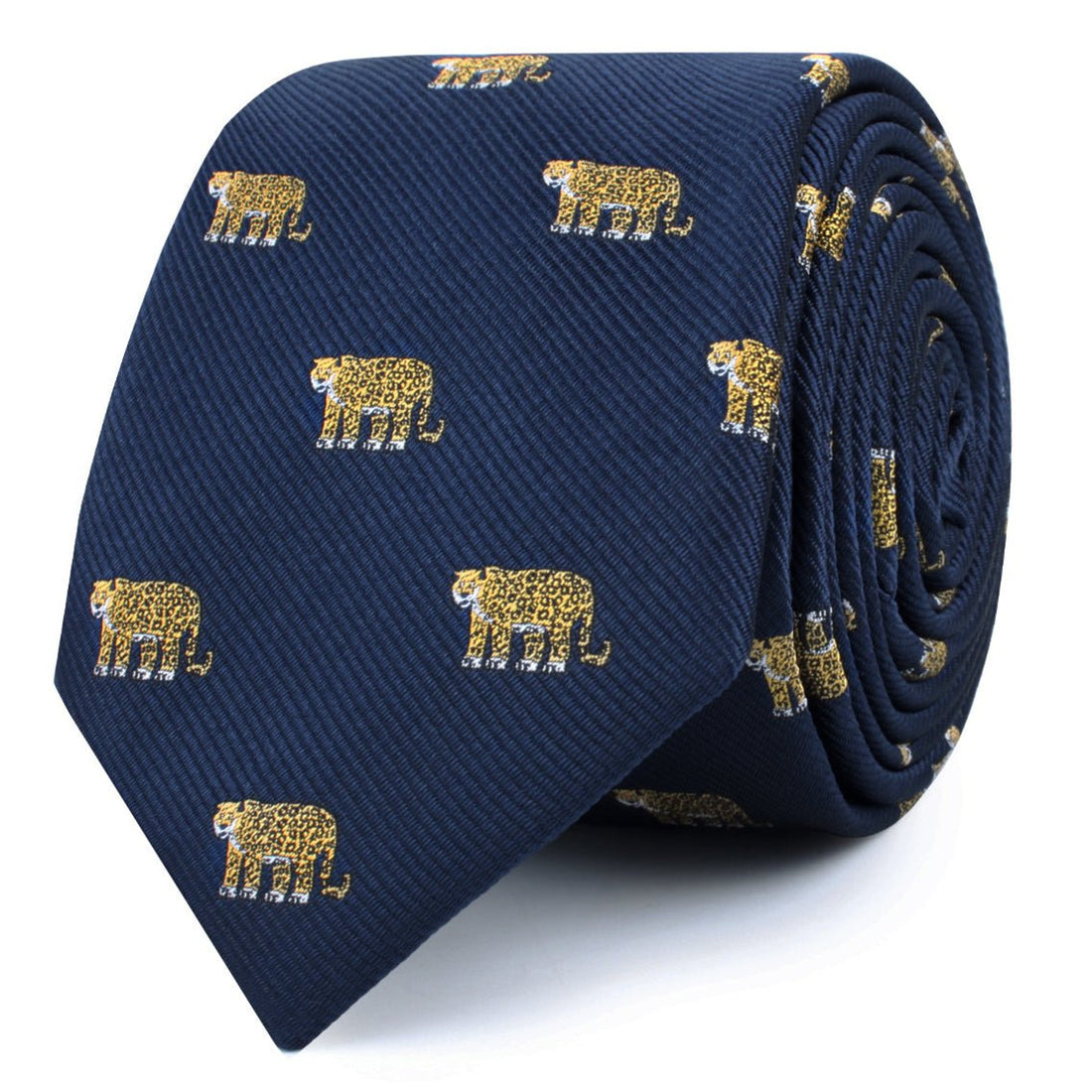 African Cheetah Skinny Ties