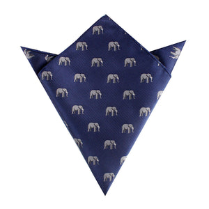 African Forest Elephant Pocket Square