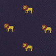 African Lion Fabric Skinny Tie