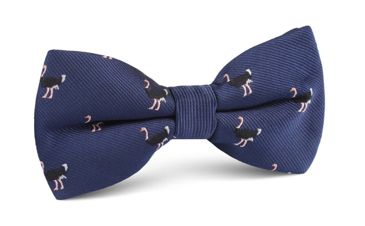 African Ostrich Bow Tie