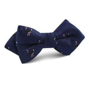 African Ostrich Diamond Bow Tie