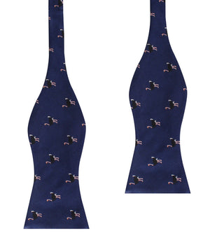 African Ostrich Self Bow Tie