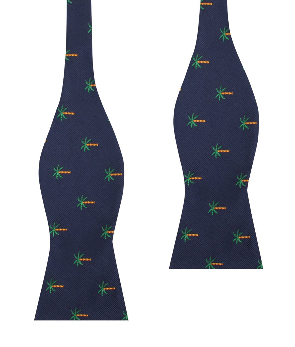 Aitutaki Palm Tree Self Bow Tie