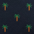 Aitutaki Palm Tree Self Bow Tie Fabric