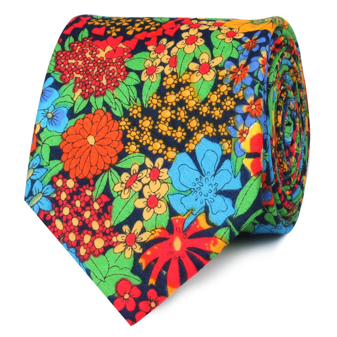 Amazonian Jungle Floral Skinny Ties