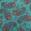 Amer Fort Teal Paisley Self Bow Tie Fabric