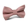 Antique Dusty Rose Weave Kids Bow Tie