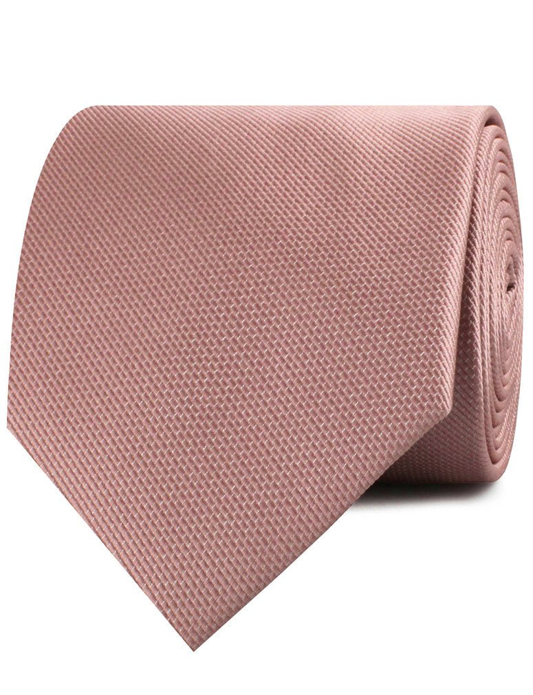 Antique Dusty Rose Weave Neckties