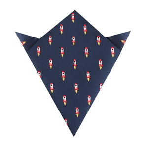 Apollo Space Rocket Pocket Square