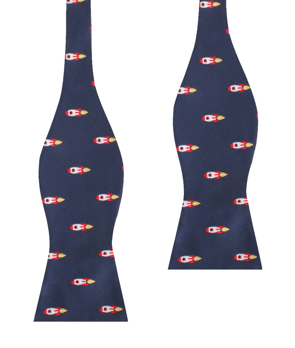 Apollo Space Rocket Self Bow Tie