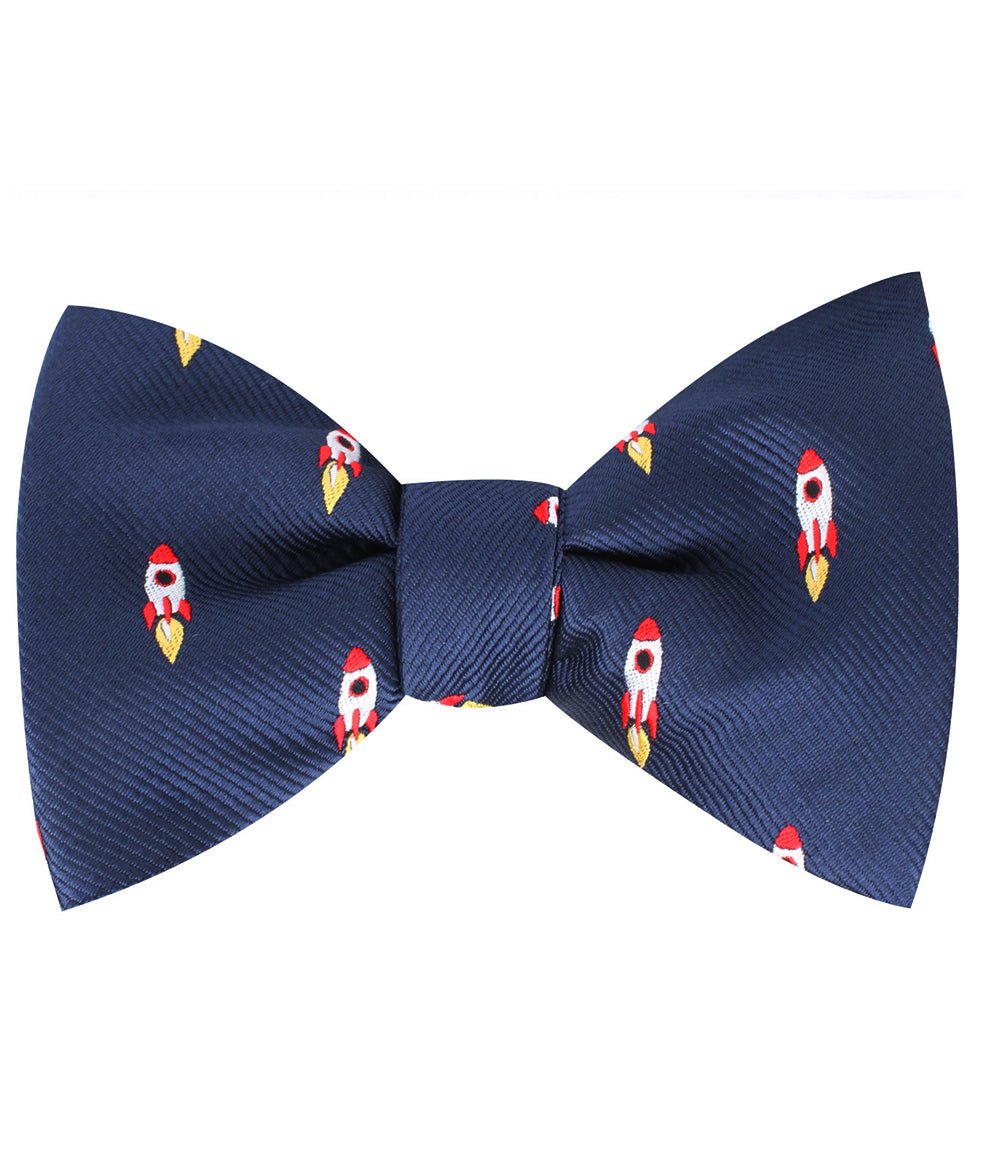 Apollo Space Rocket Self Tie Bow Tie