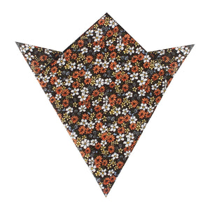 Arancia Bruciata Floral Pocket Square