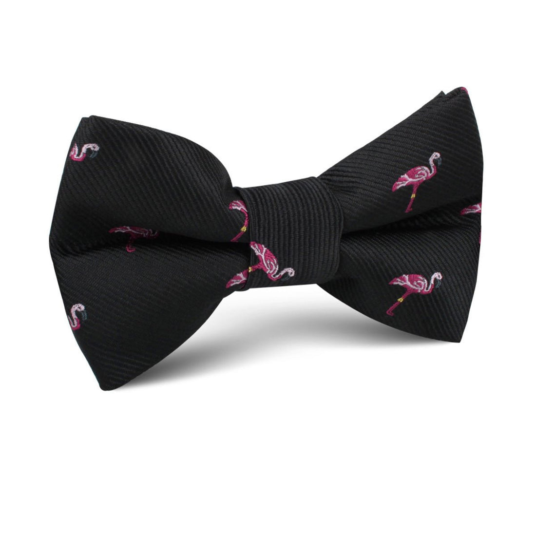 Aruba Island Black Flamingo Kids Bow Tie