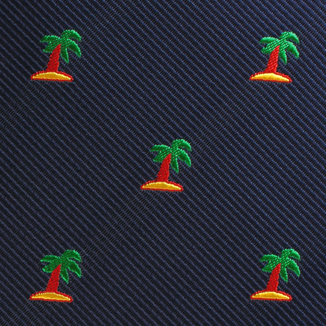 Aruba Palm Tree Necktie Fabric