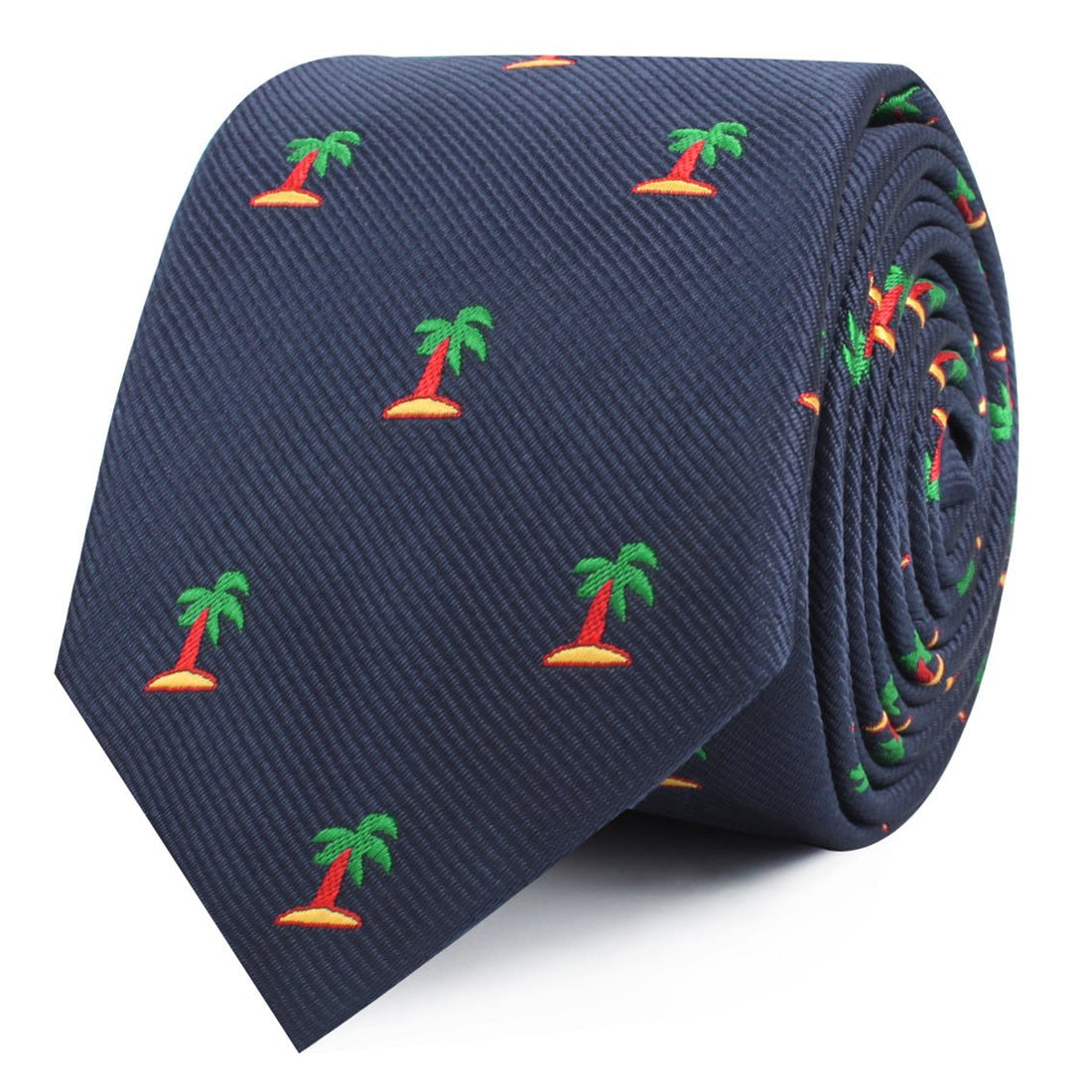 Aruba Palm Tree Skinny Ties