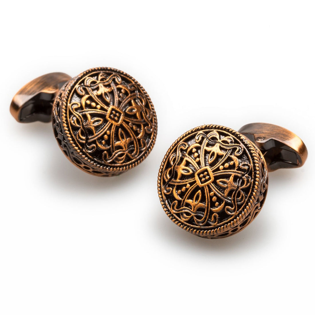 Augustus Caesar Antique Copper Cufflinks