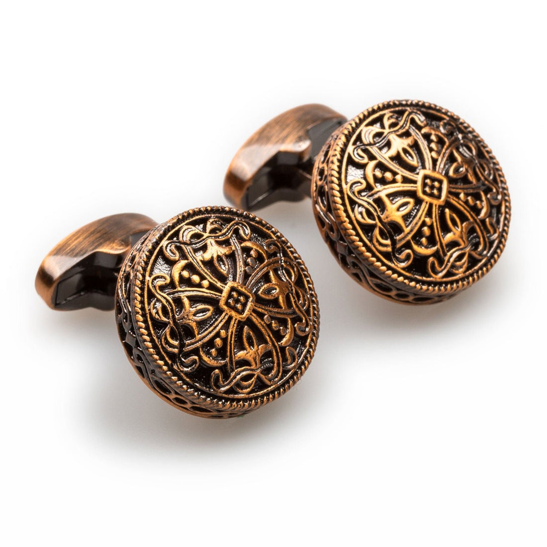 Augustus Caesar Antique Copper Mens Cufflinks