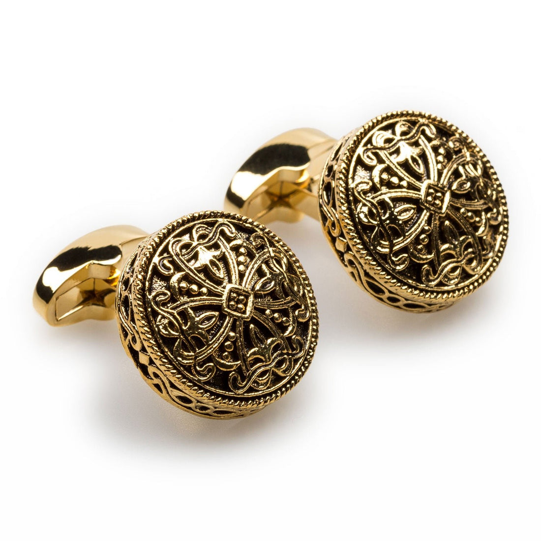 Augustus Caesar Gold Mens Cufflinks