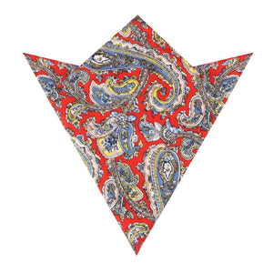 Ulysses Paisley Pocket Square