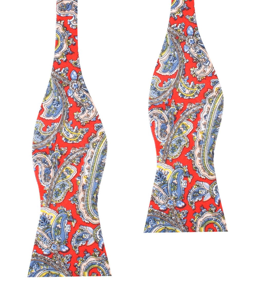 Ulysses Paisley Self Bow Tie