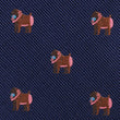 Baboon Fabric Mens Bow Tie