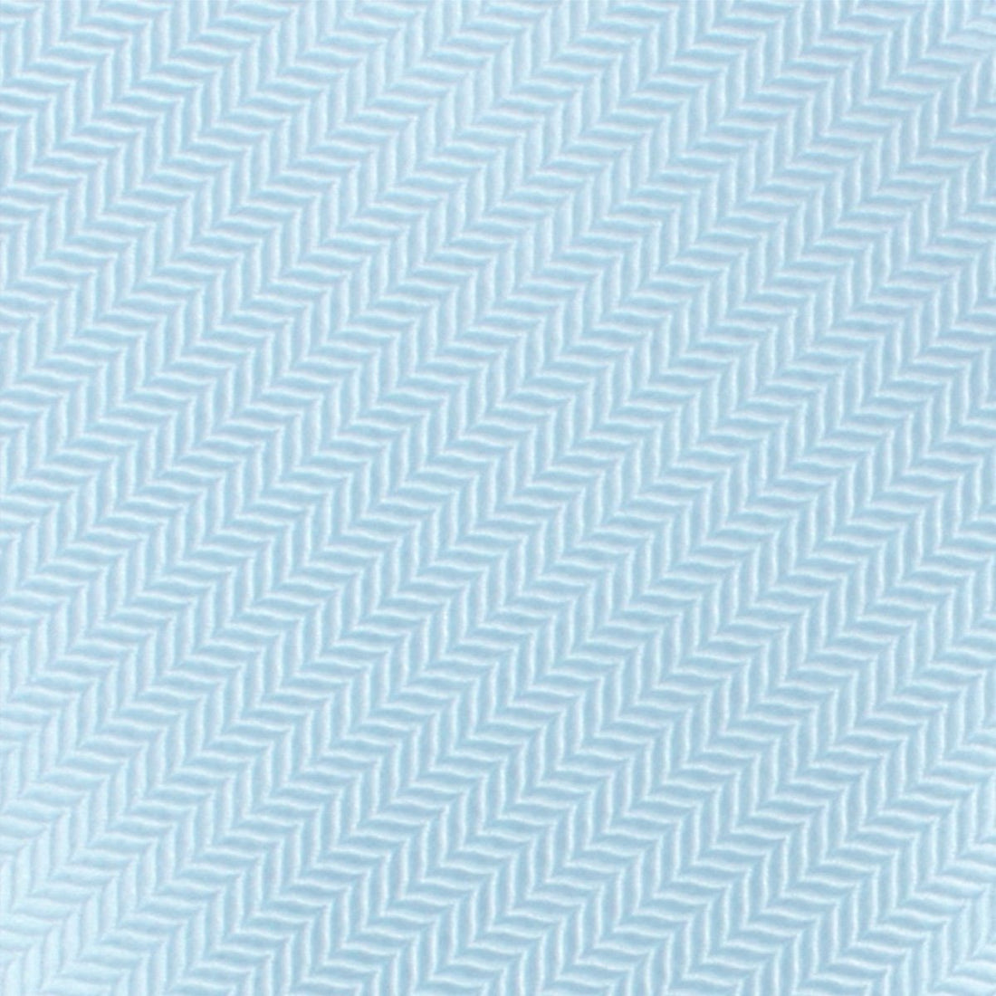 Baby Blue Herringbone Chevron Pocket Square Fabric