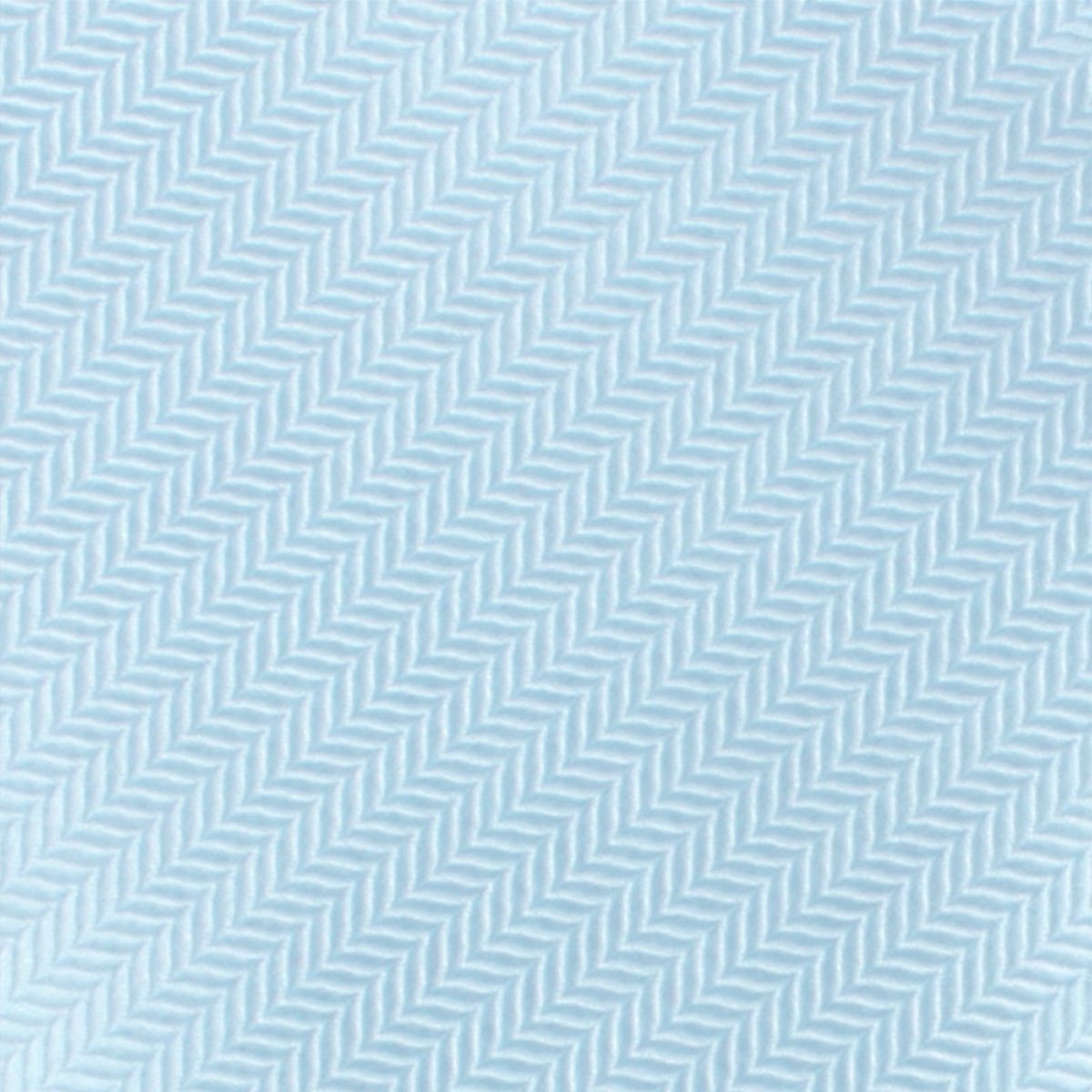 Baby Blue Herringbone Chevron Pocket Square Fabric