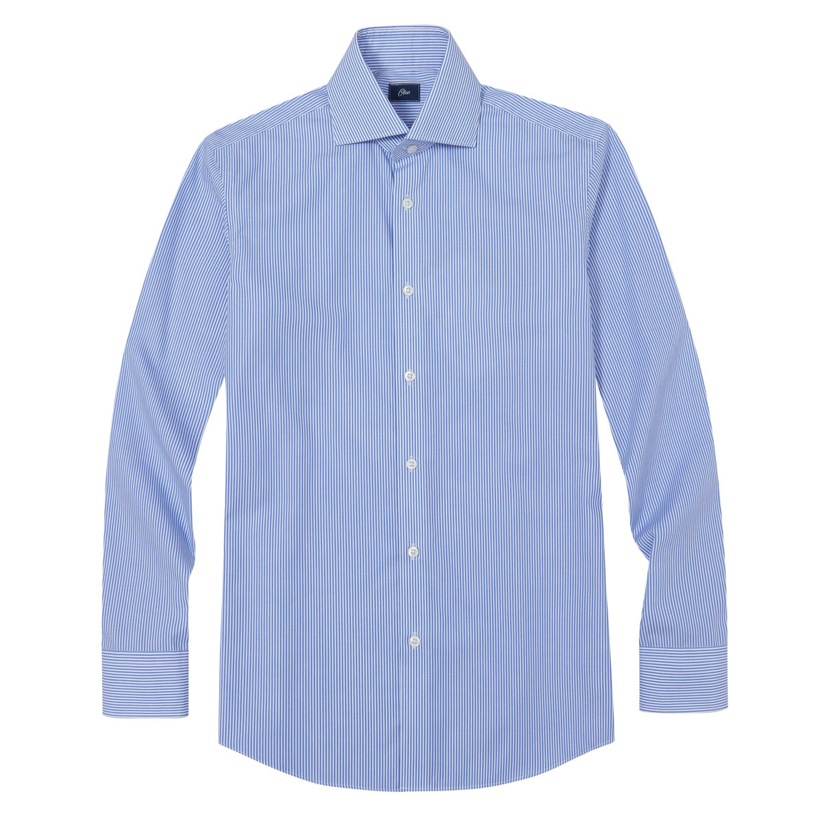 Bachman Blue Stripe Poplin Easy Care Shirt