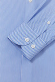 Bachman Blue Stripe Poplin Easy Care Shirt