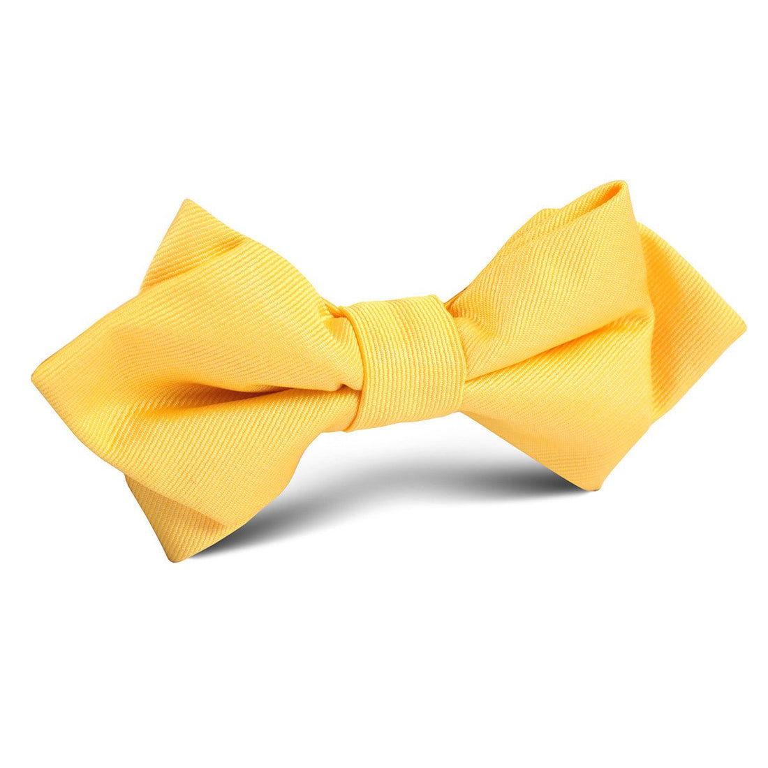 Banana Yellow Diamond Bow Tie