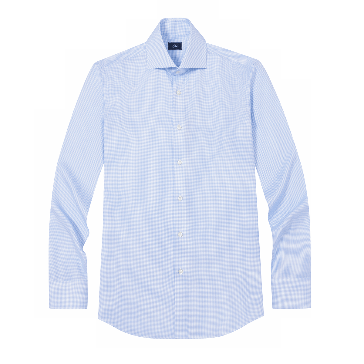 Bateman Blue Weave Dobby Non-Iron Shirt