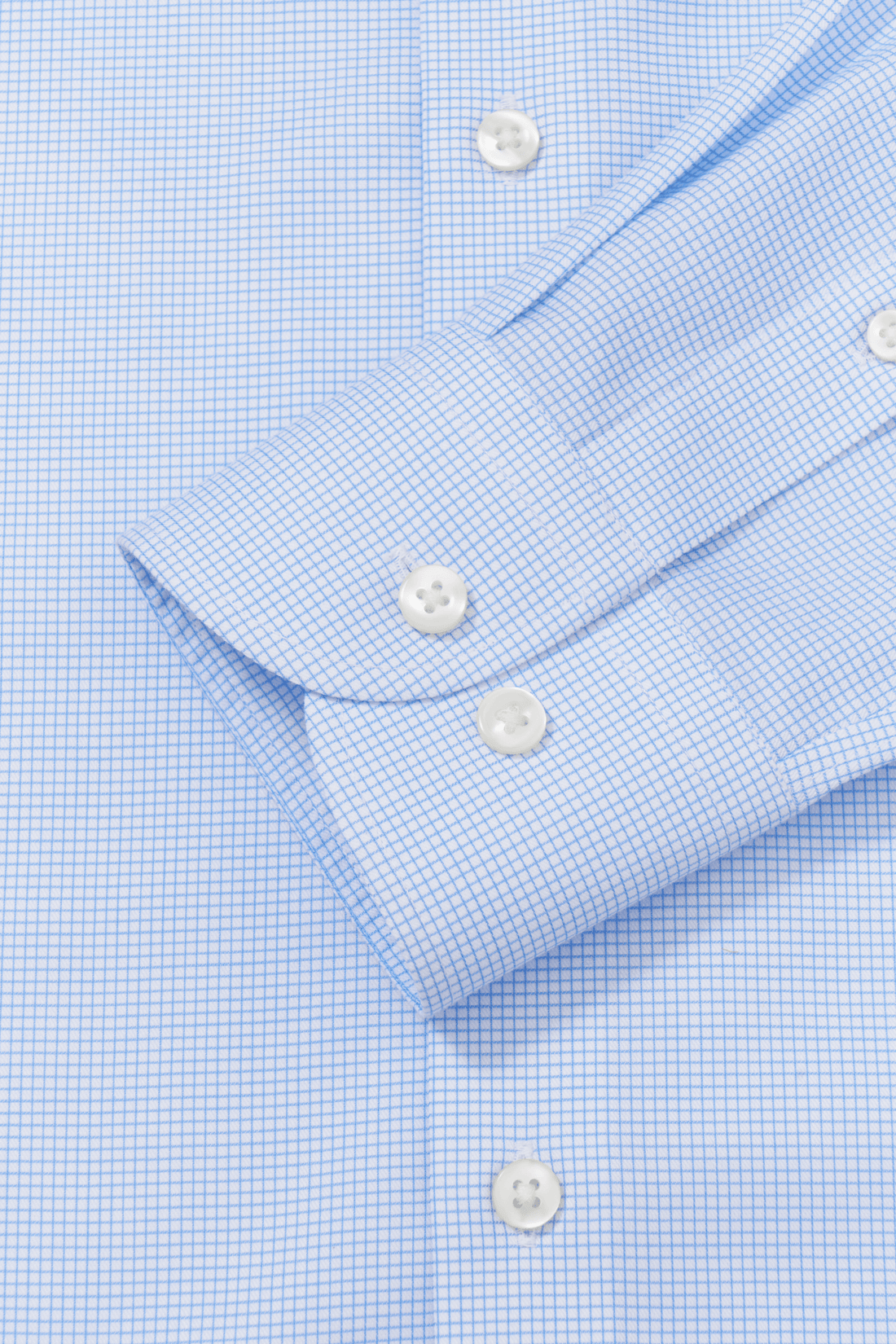 Bateman Blue Weave Dobby Non-Iron Shirt