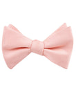 Bellini Peach Weave Self Tied Bow Tie