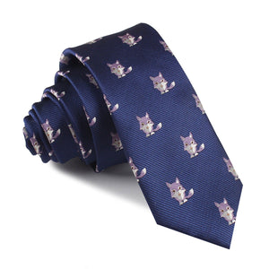 Bengal Wolf Skinny Tie