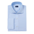 Beverly Blue Oxford Easy Care French Cuff Shirt