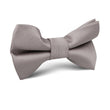 Biscotti Grey Weave Kids Bow Tie