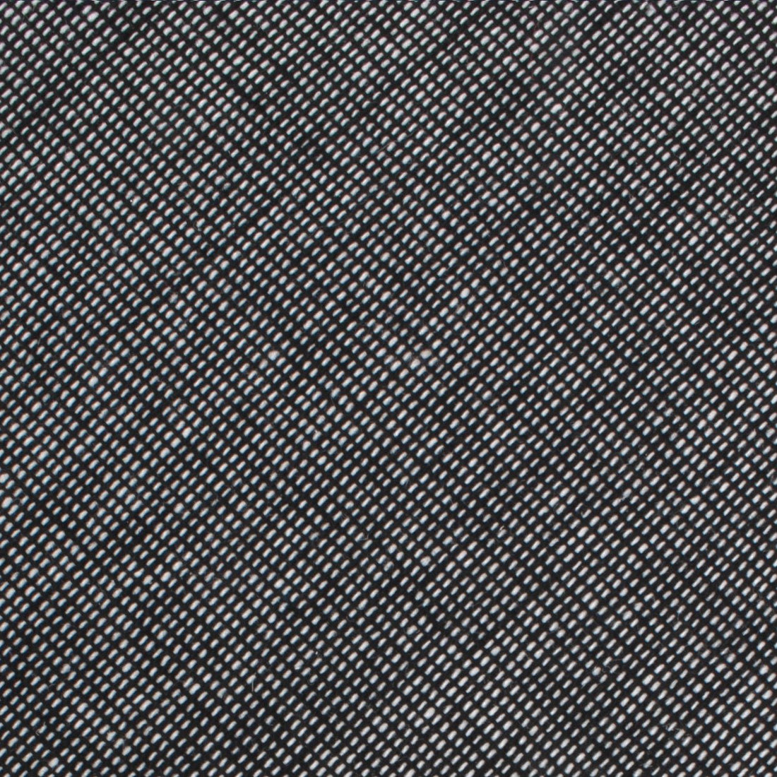 Black Needle Stitch Linen Kids Bow Tie Fabric