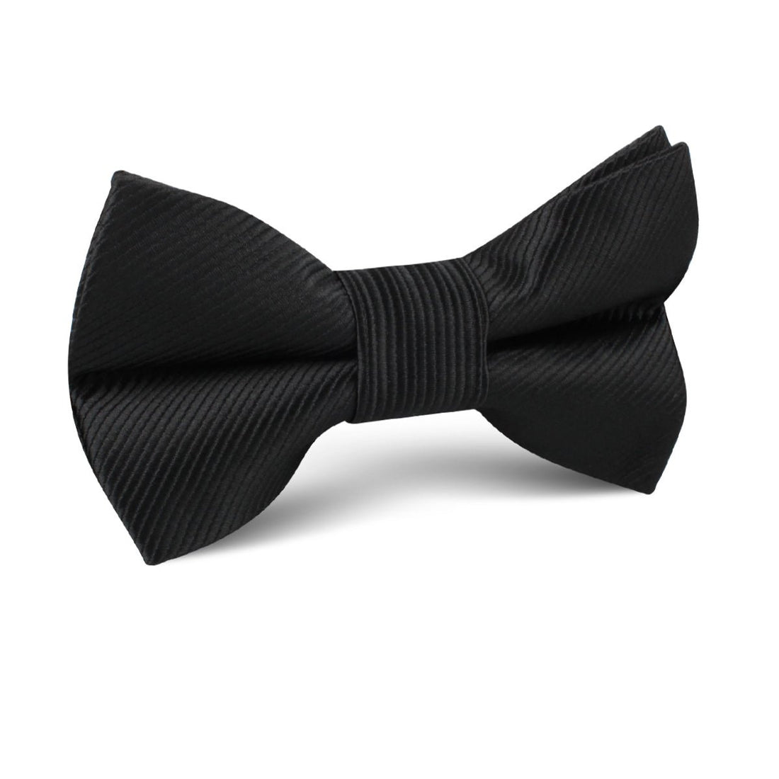 Black Twill Kids Bow Tie