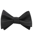 Black Twill Self Tied Bow Tie