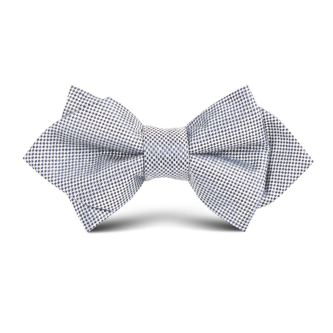 Black Micro Dot Kids Diamond Bow Tie