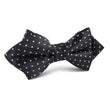 Black Polka Dot OTAA Diamond Bow Tie