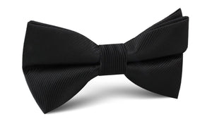 Black Twill Bow Tie