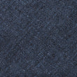 Blue & Black Textured Linen Blend Fabric Necktie