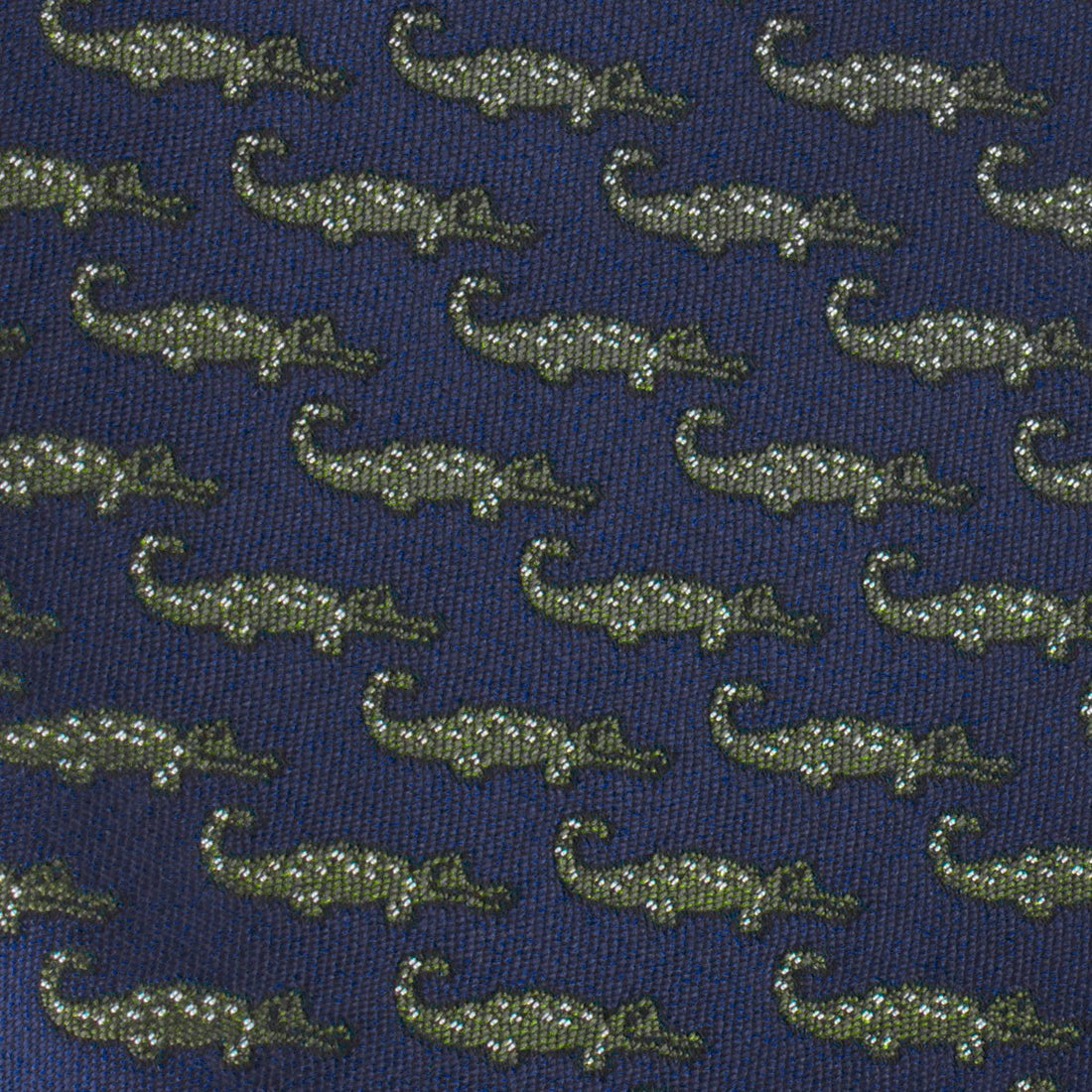 Blue Crocodile Dundee Bow Tie Fabric