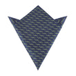 Blue Crocodile Dundee Pocket Square