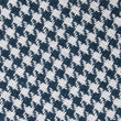 Blue Houndstooth Raw Linen Fabric Kids Bowtie